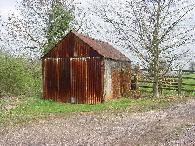 Small corrugated iron shed, Australia