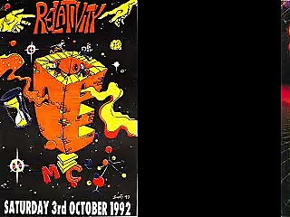 Rave flyer, Sydney 1992
