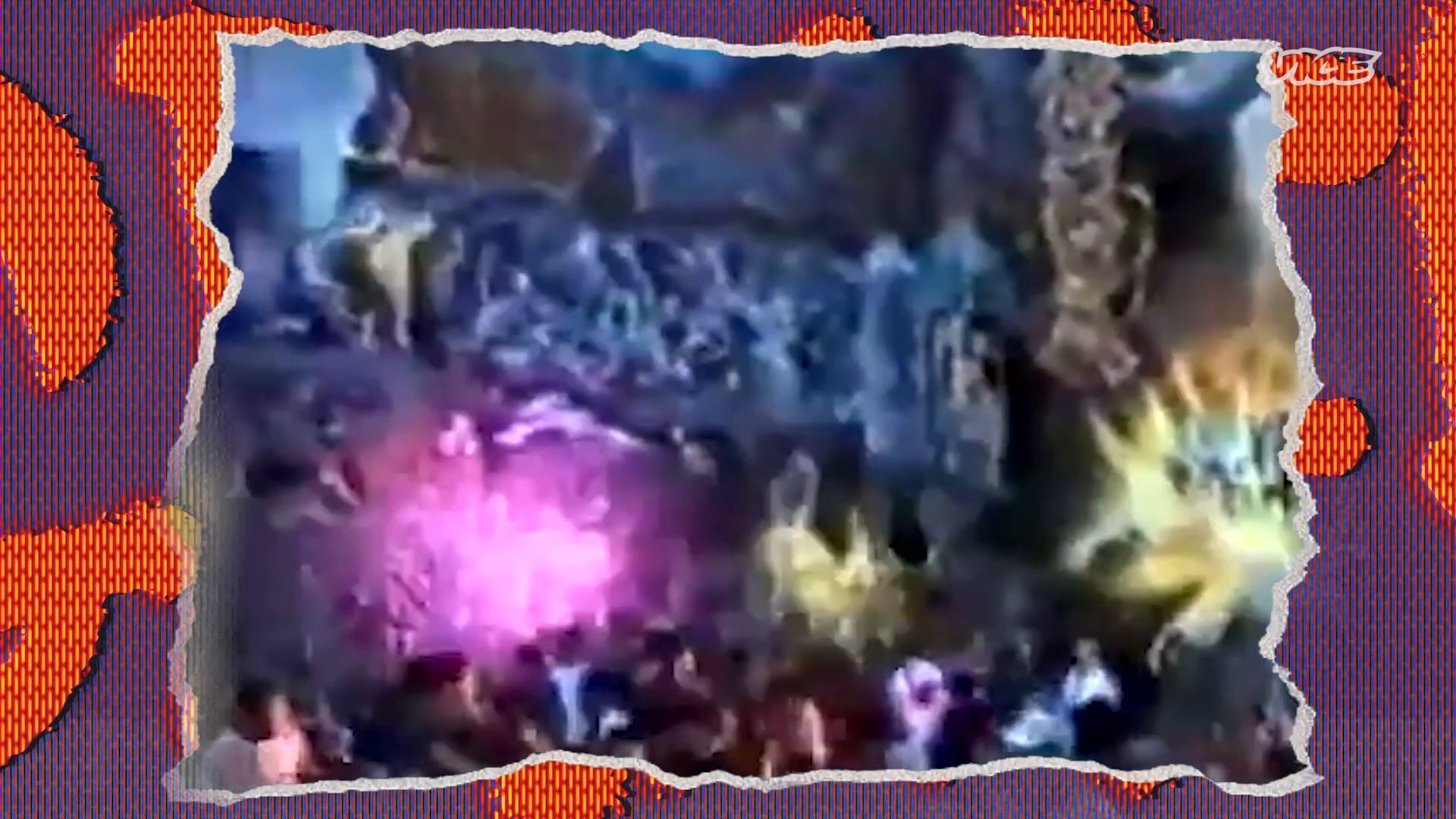 Rave stage lighting
