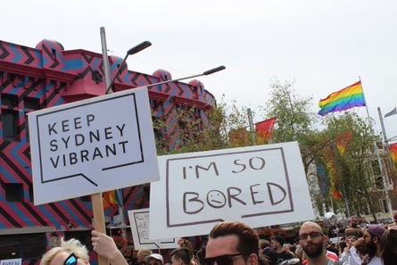 Keep Sydney Open protest, Sydney, 2016